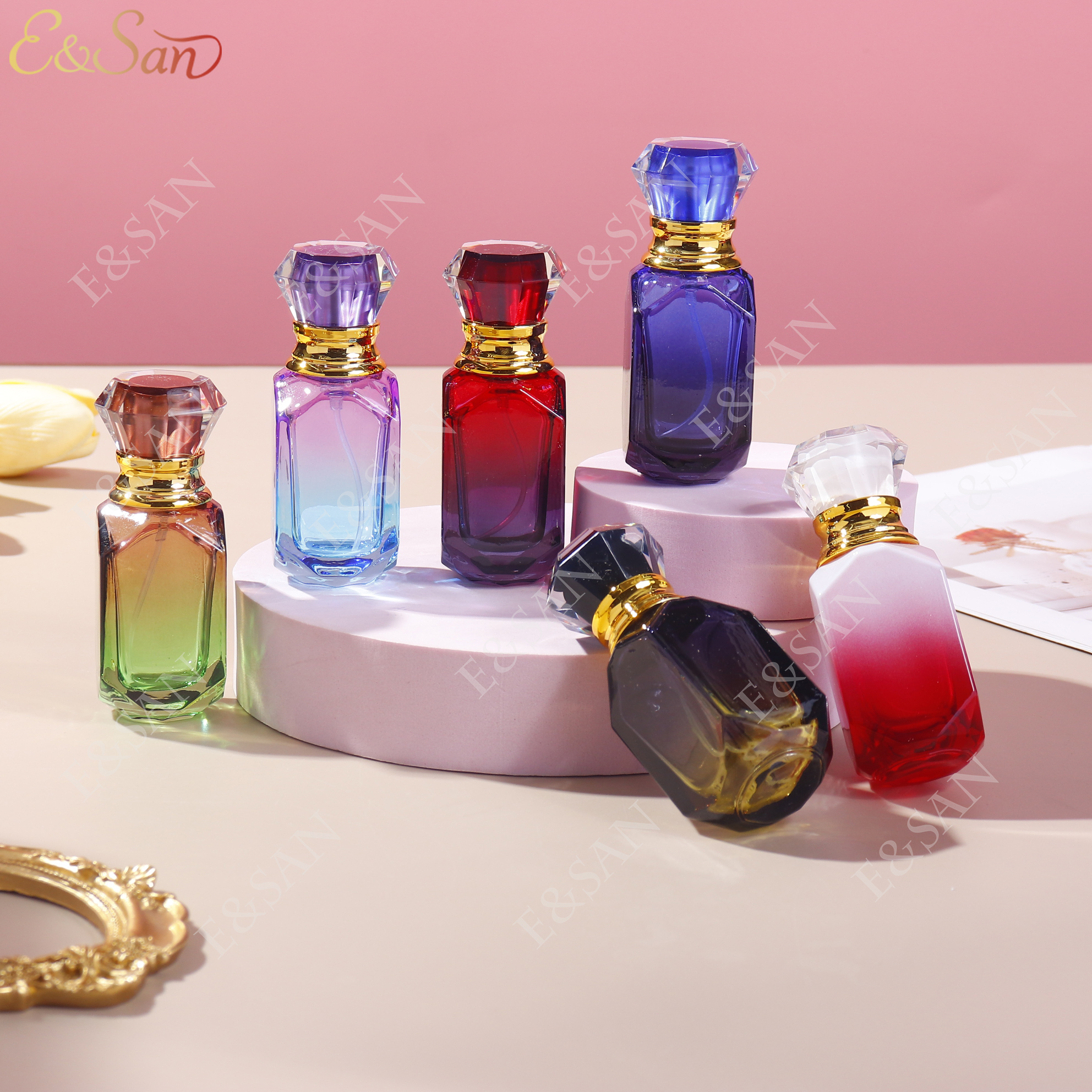玻璃瓶/香水盖/带塞玻璃瓶/玻璃杯杯子/diy塑料许愿空瓶产品图