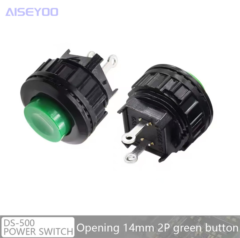 14mm red/green circular push-button switch DS-500 unlocked reset 1A/125VAC push-button switch pic 7