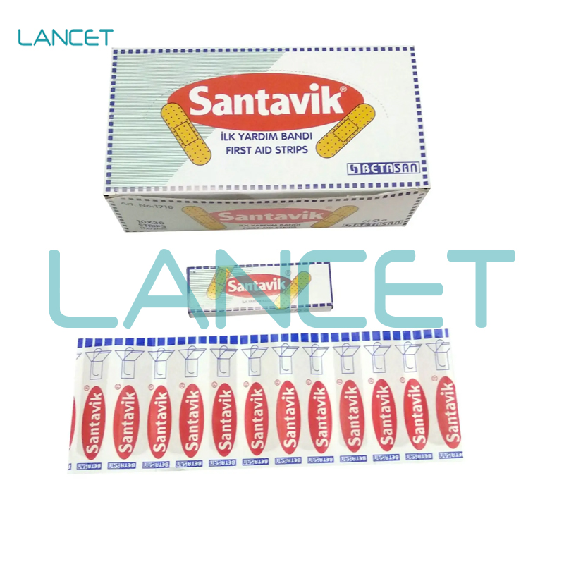 علبة Santavik صغيرة تحتوي على ضمادة مضادة للنفخ للإسعافات الأولية ذات 3 ثقوب Item Picture