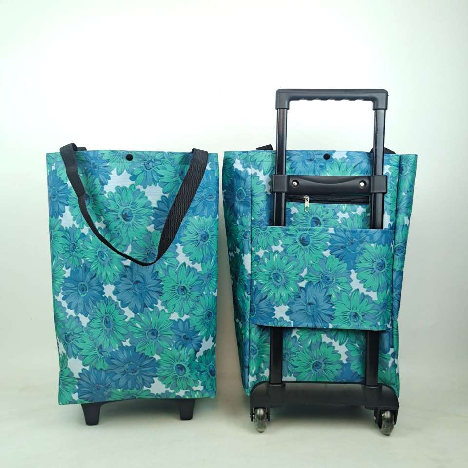 买菜车小拉车折叠购物车手拉车便携小拖车家用轻便买菜神器拉杆车 详情图2