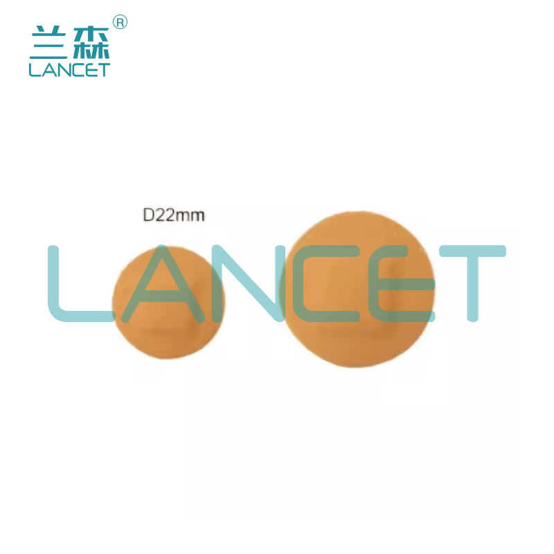 纱布块/医用纱布/膏药贴透气/清风/红雨白底实物图