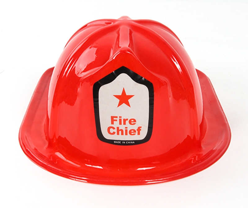 厂家直营消防帽PVC材质节日活动专用帽时尚派对舞会印刷logo定 制
