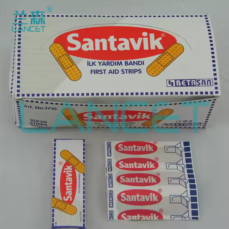علبة Santavik صغيرة تحتوي على ضمادة مضادة للنفخ للإسعافات الأولية ذات 3 ثقوب details Picture