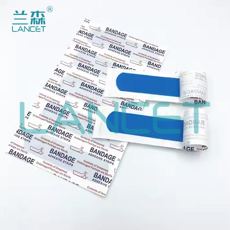 فرست -عيد بانداج الأزرق الأزرق الممتصاص بالألوان، مقاوم للماء، مقاوم للماء من أجل وقف النزيف details Picture
