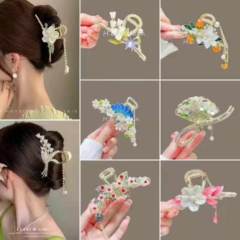 🌹🌹高级设计感网红大抓夹
5.5一个，有选款表支持挑款！
韩国气质大号抓夹高级感大抓夹后脑勺发夹精致发卡大号鲨鱼夹i详情图4