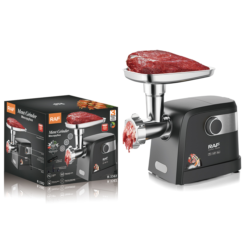 RAF European standard household small electric countertop meat mincer, sausage grinder, meat mixer, food processing machinery details Picture