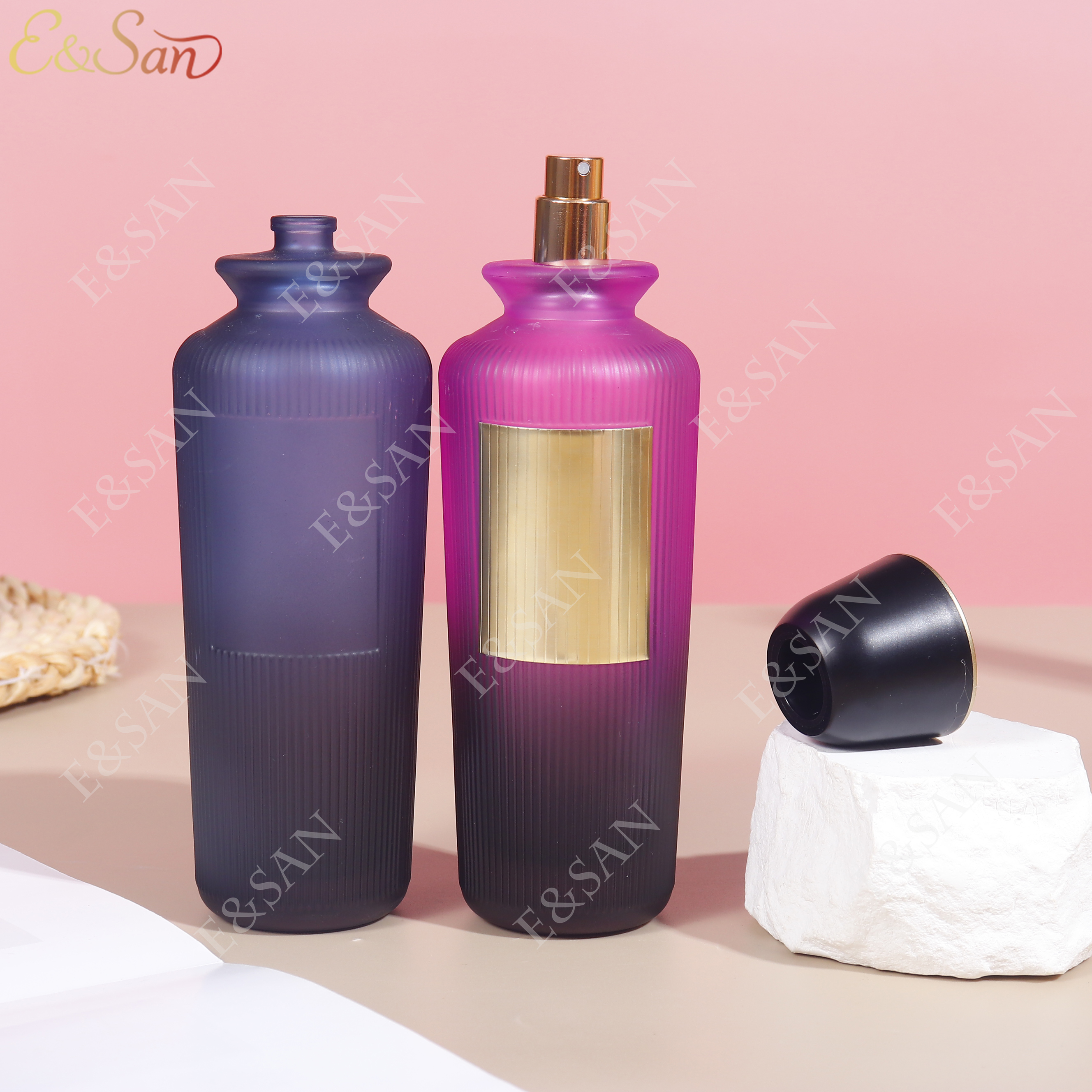 YS733C-30/50/200ML color/transparent perfume bottle customized, screw bayonet can be customized Specification drawing