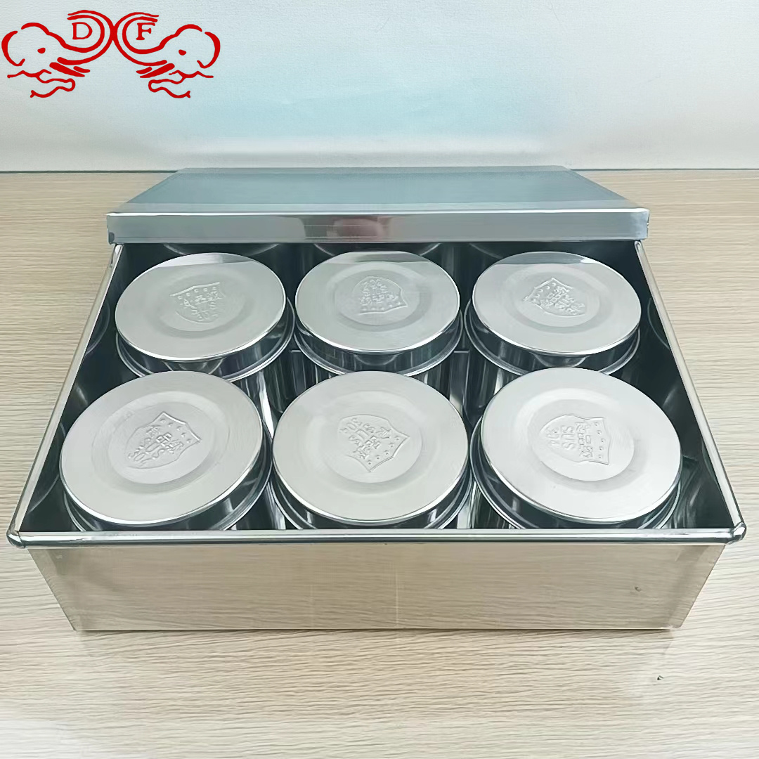 DF99094  304不锈钢调味盒留样盒学校食品留样盒厨房餐厅留菜盒 DF TRADINGHOUSE 