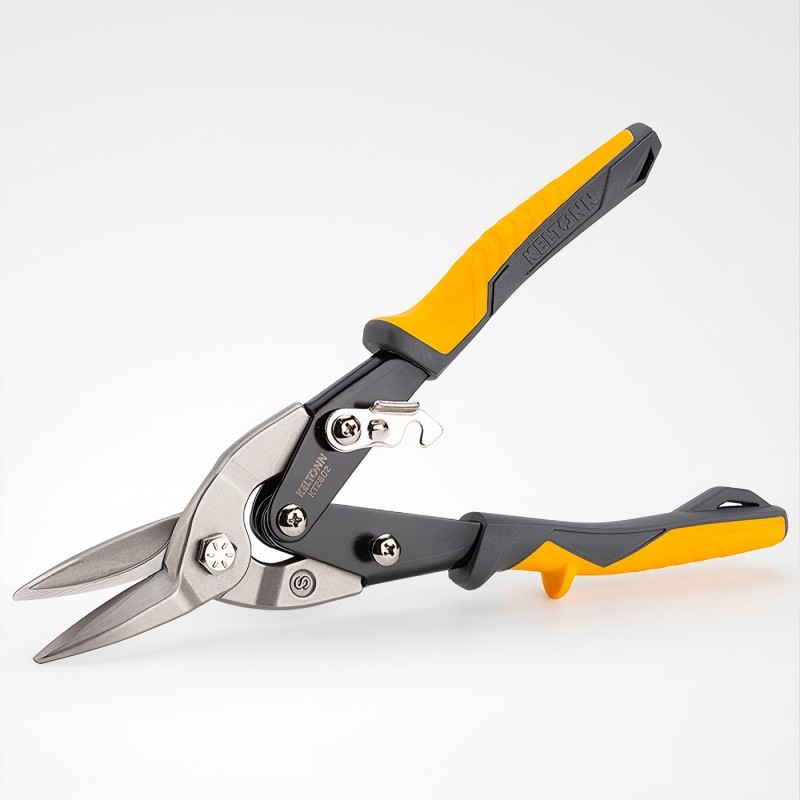 HeavyDuty 10''CrV Tin Snip Stainless Steel Aviation Scissors Application Scenario