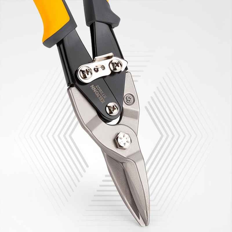 HeavyDuty 10''CrV Tin Snip Stainless Steel Aviation Scissors details Picture