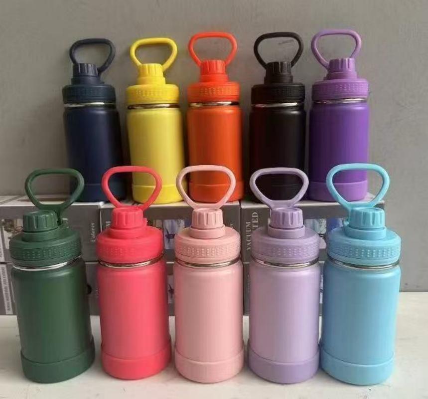 跨境亚马逊304不锈钢太空壶登山壶便携运动保温