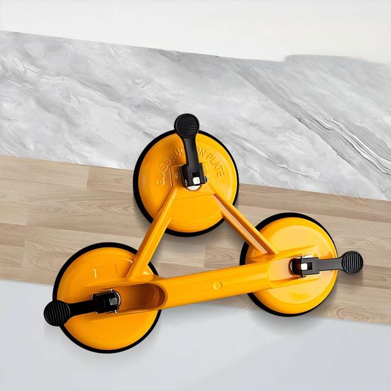 Professional Glass Lifter 3 Heavy Duty Suction Cups Specification drawing