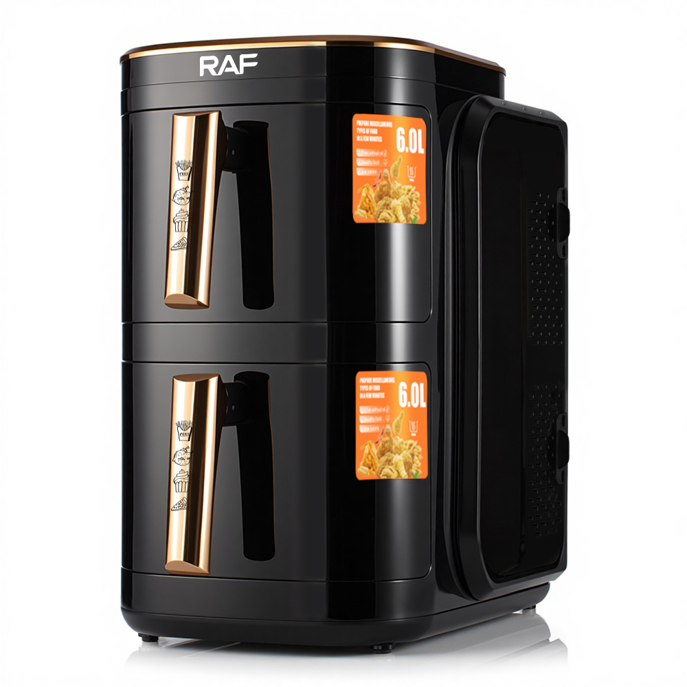 RAF European regulation double air electric frying 6L+6L large capacity pot household multi-functional intelligent oil-free smokeless electric fryer Application Scenario
