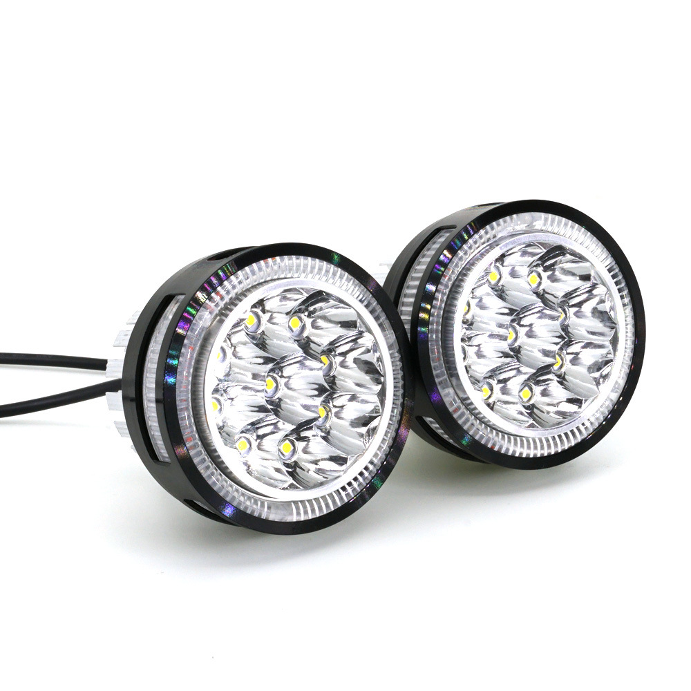 General motorcycle 12V creative new personality LED lights with LED day running lights flash mode lights Item Picture