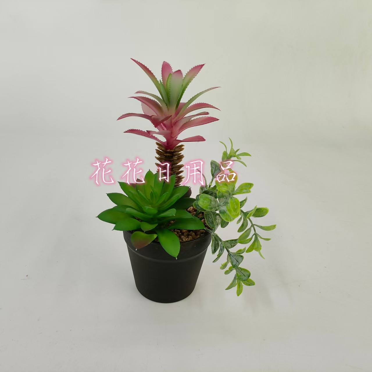 Artificial flower fake flower bonsai plastic pot multi-fleshy decoration Application Scenario