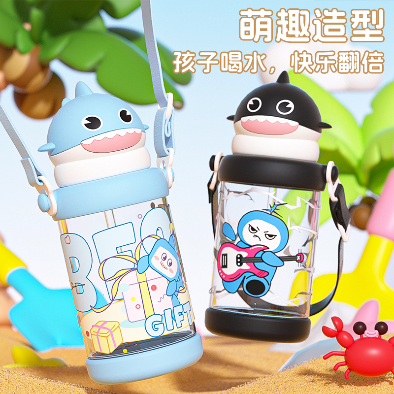 可爱鲨塑料杯详情2