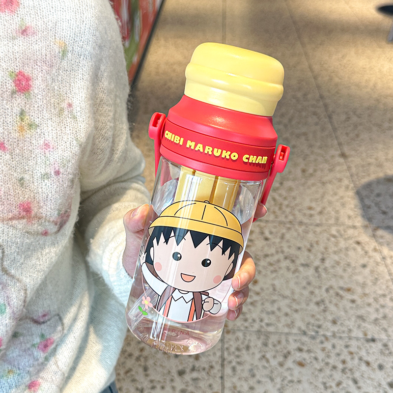 水杯/塑料/水杯儿童斜跨可爱/水瓶/儿童水杯产品图