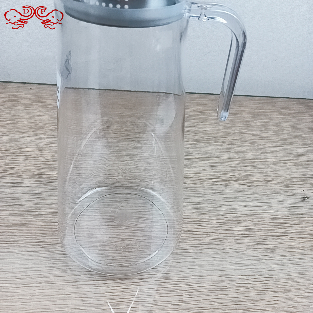 DF99364 PC plastic cold water kettle, juice kettle, tying kettle, acrylic heat-resistant transparent cold water kettle for restaurants, DF TRADINGHOUSE Specification image