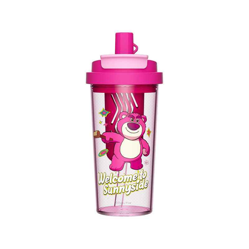 Disney plastic plastic double drink coffee mug Specification drawing