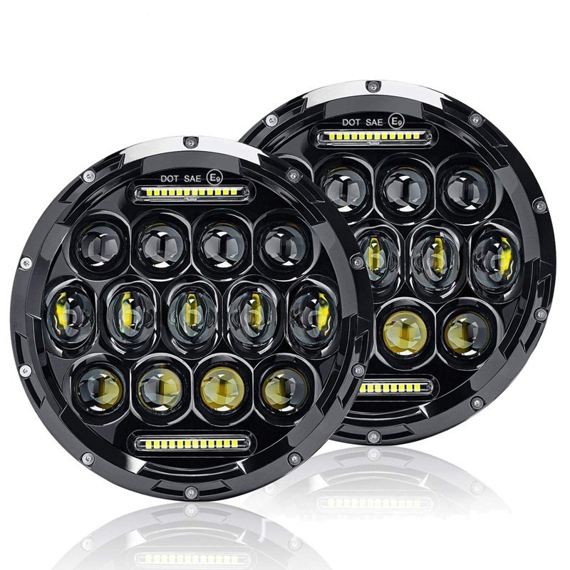 Manufacturers direct sales general seven inch led headlights motorcycle headlights off-road vehicle general accessories near and far light Item Picture