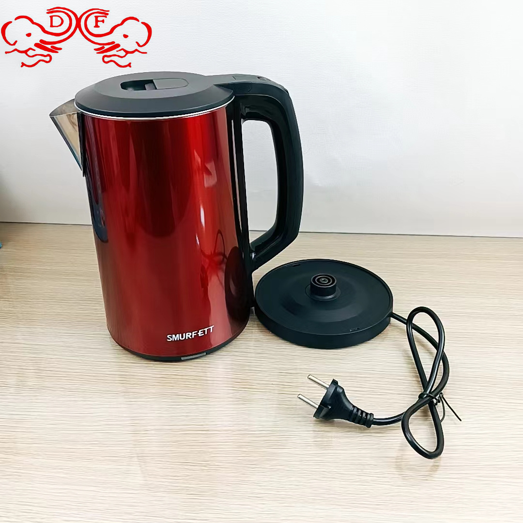DF68862 kettle, stainless steel insulated kettle, coffee kettle, European 2.3L household kettle, hot water kettle, DF TRADINGHOUSE details Picture