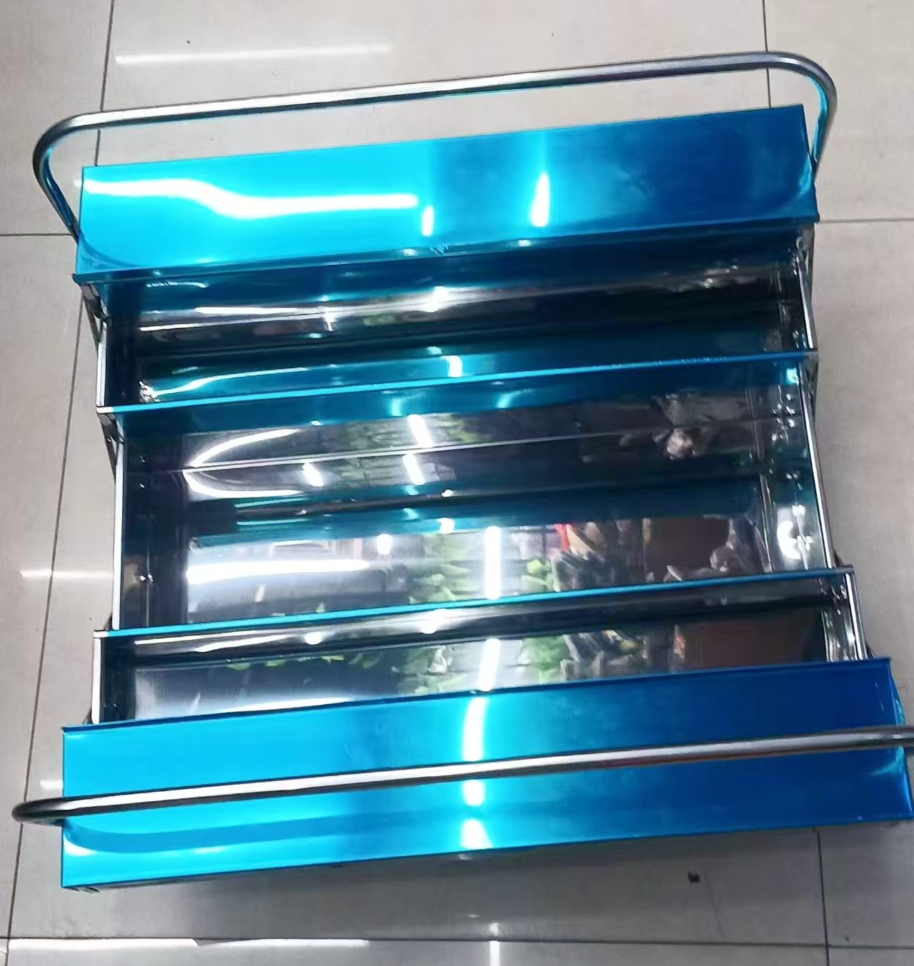 工具箱/开拓/合叶加厚/零件盒塑料/五金套装工具产品图