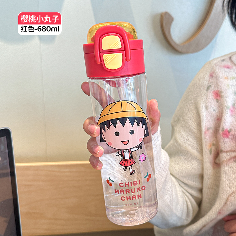 Chibi Maruko-chan student Cup Children's water cup Specification drawing