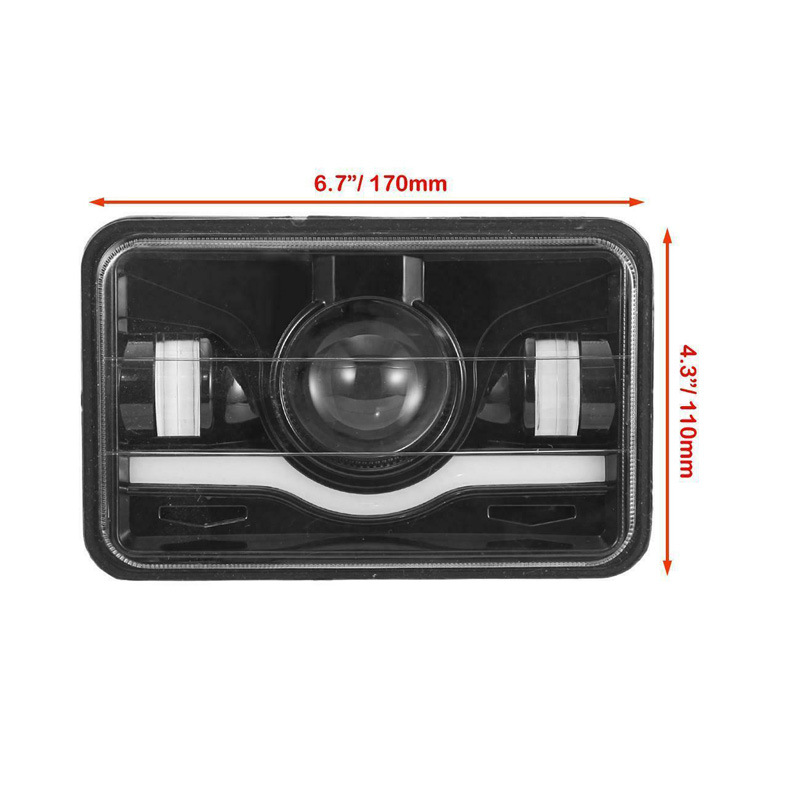 General dirt bike General LED headlights 5 "working light lens square headlights Application Scenario