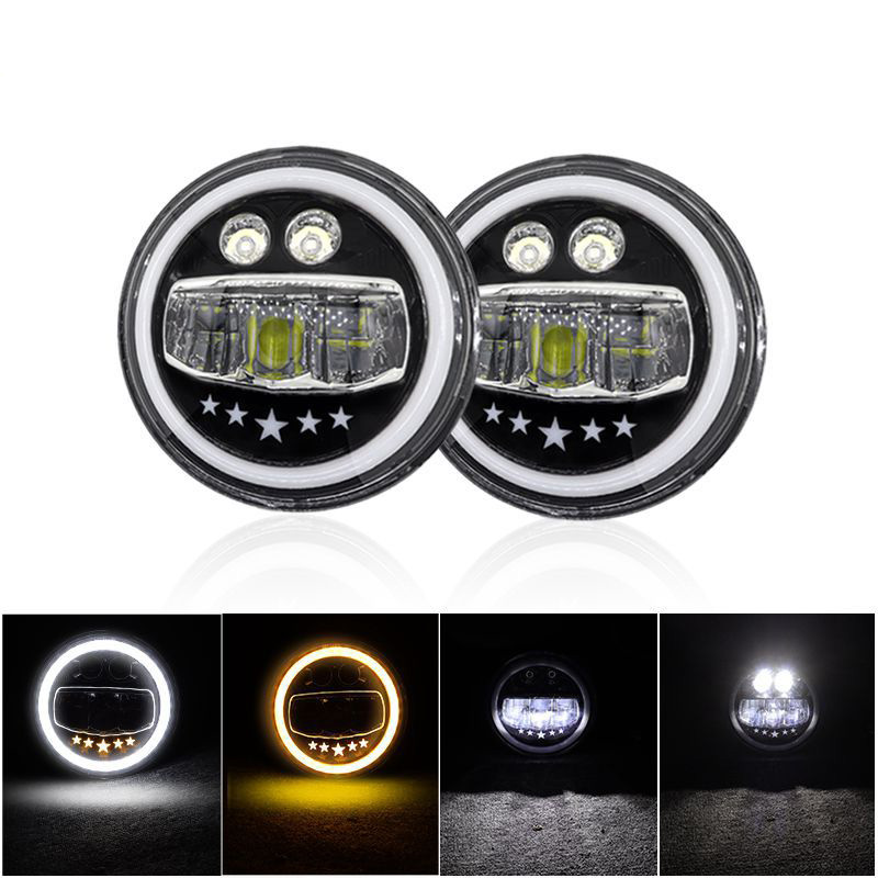 Factory direct sales of universal 7-inch led headlights, motorcycle headlights, off-road vehicle universal parts, high and low beam lights