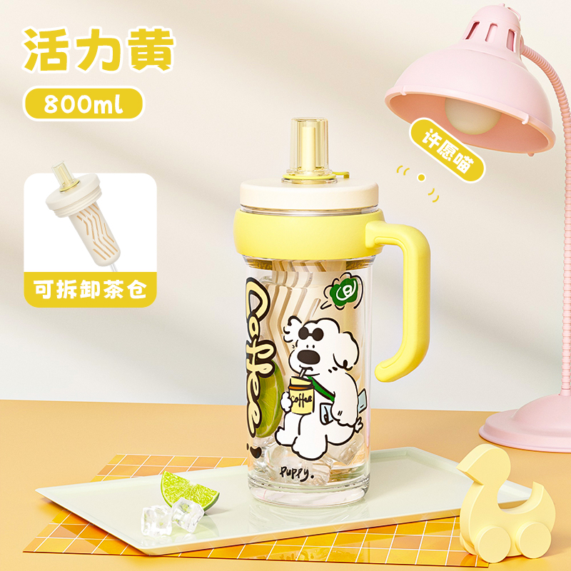 水杯/塑料/水杯儿童斜跨可爱/水瓶/儿童水杯细节图