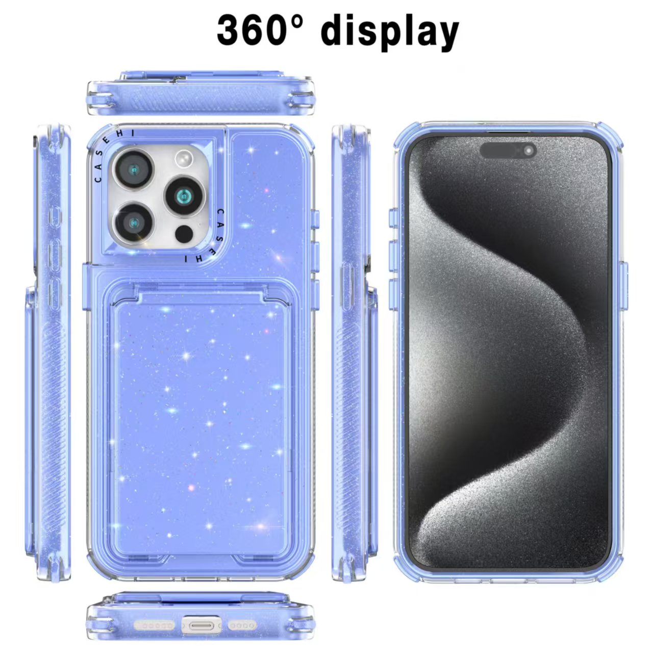 Goddess Touch-up Box glitter phone case Specification image