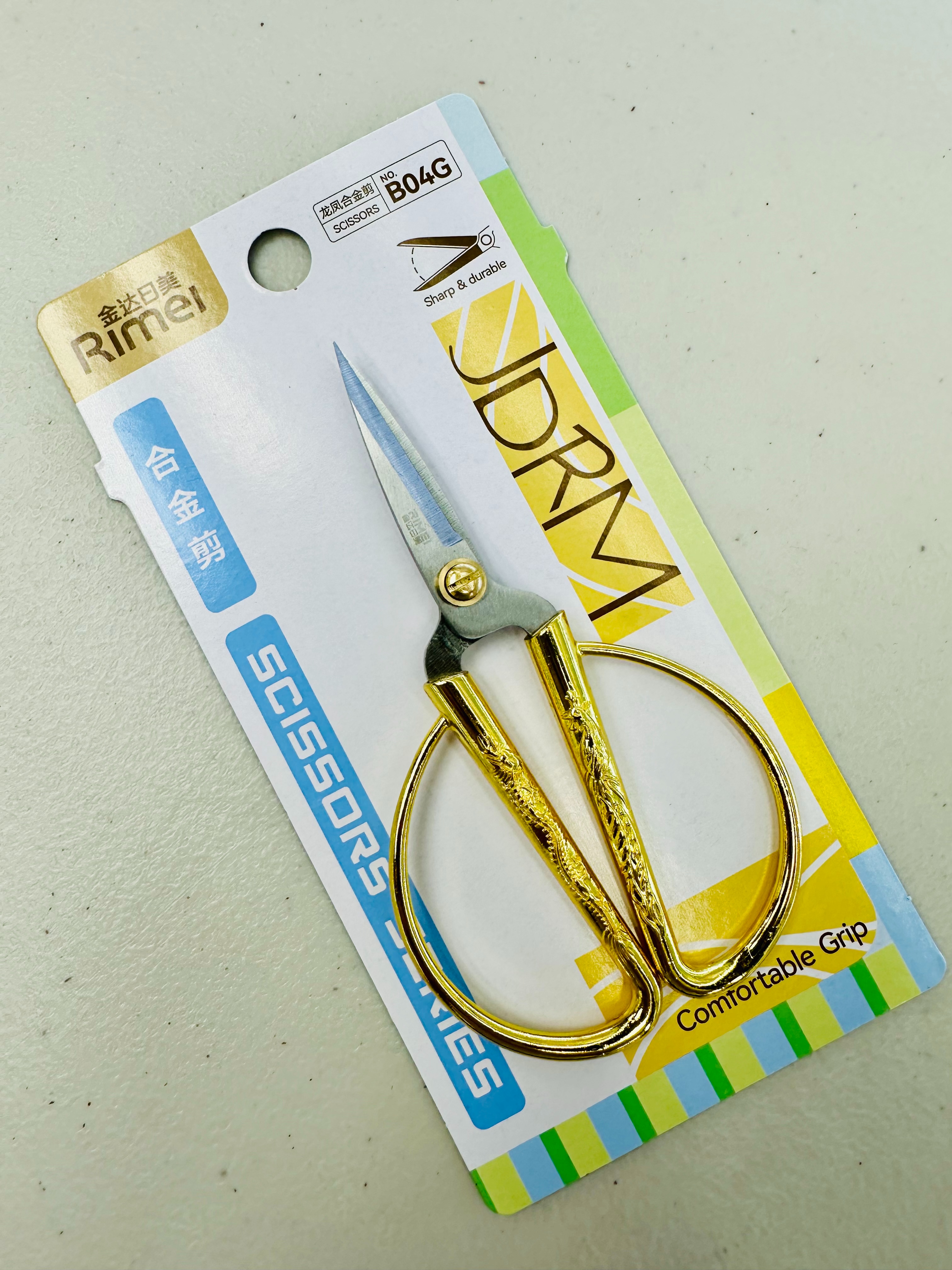 金达日美 龙凤合金剪刀 RMB04G  国潮