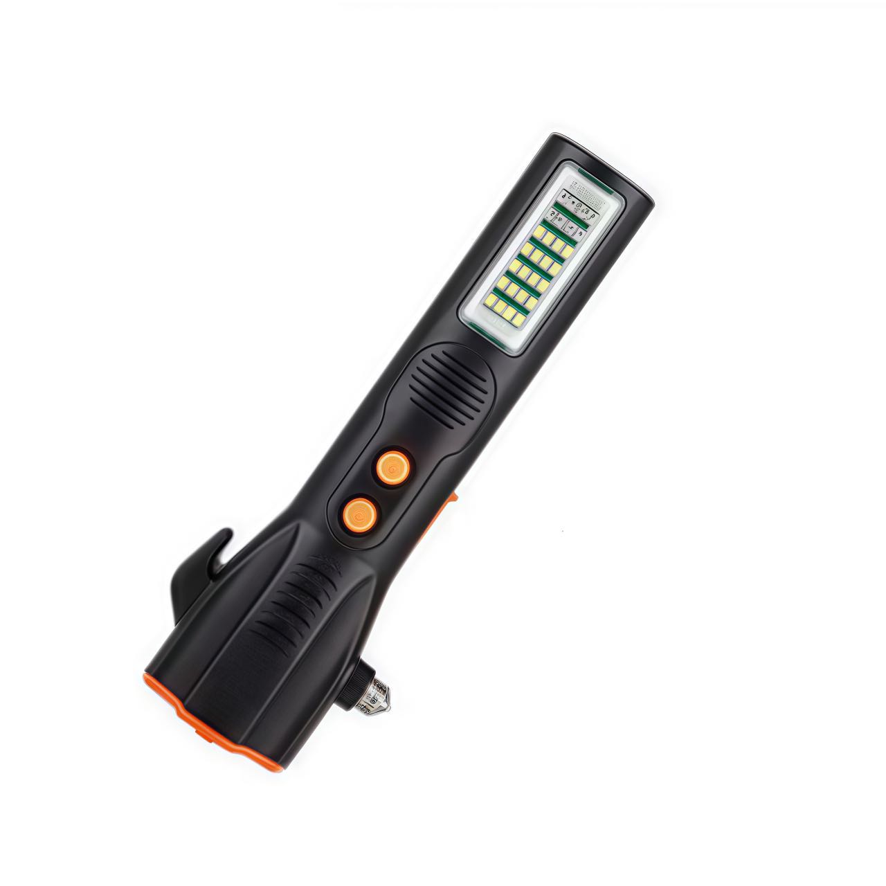 Kangming flashlight, multi-functional flashlight, car lamp, car flashlight, emergency flashlight, alarm