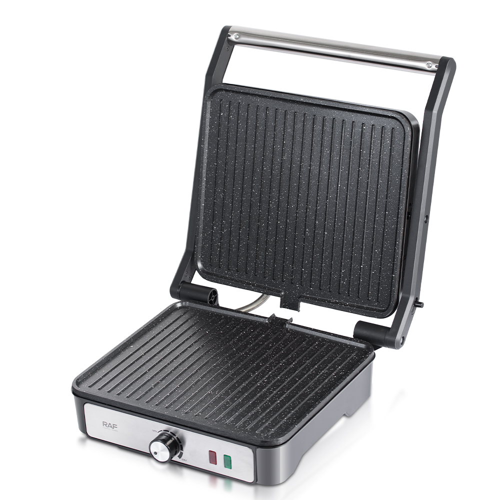 RAF European rules household smoke-free double-side fried steak machine Iron plate barbecue sausage barbecue machine sandwich machine breakfast machine Application Scenario
