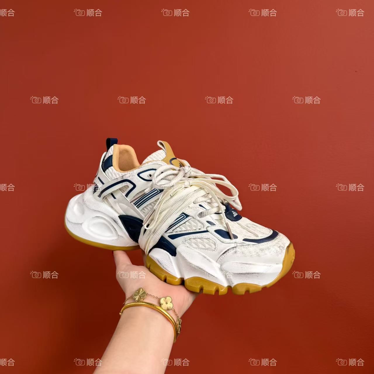 大牌范欧美风潮牌运动老爹鞋，春夏秋季新款详情图11