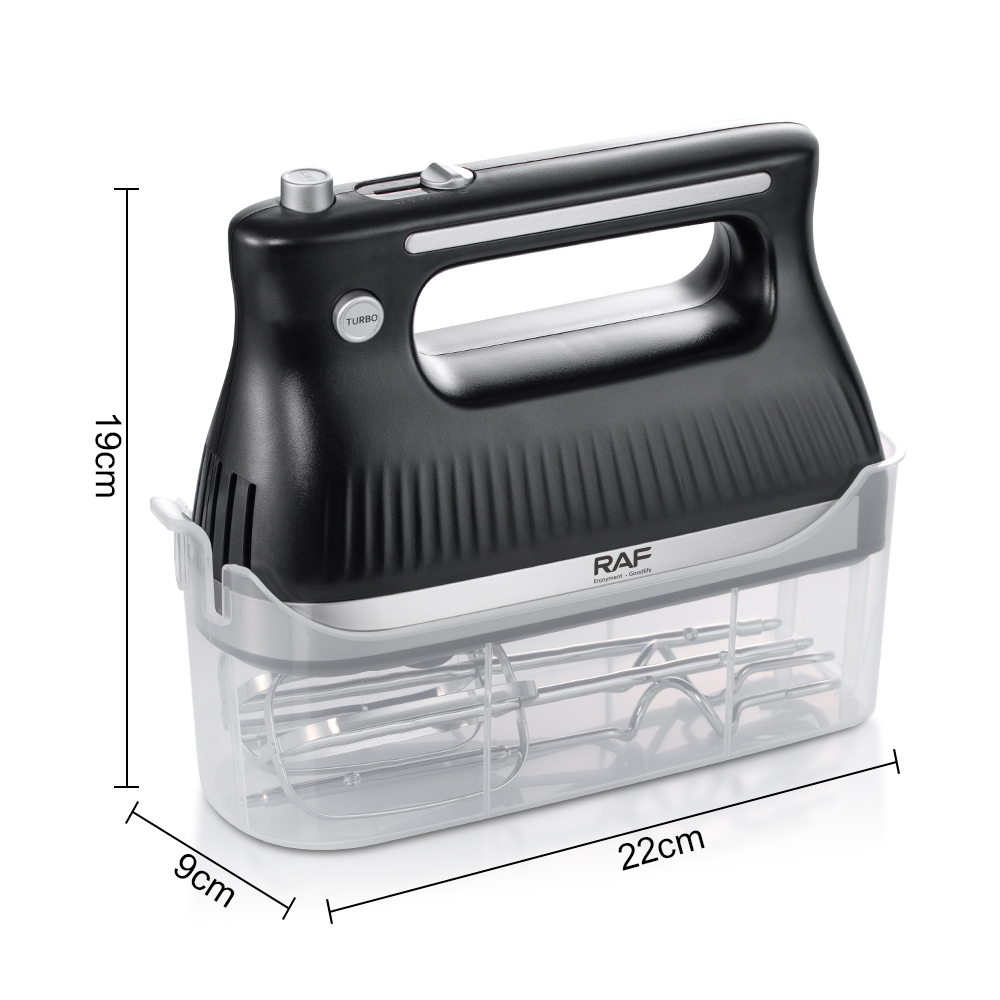 RAF European standard electric egg beater, multi-functional household handheld high-power egg beater and dough baking mixer Application Scenario