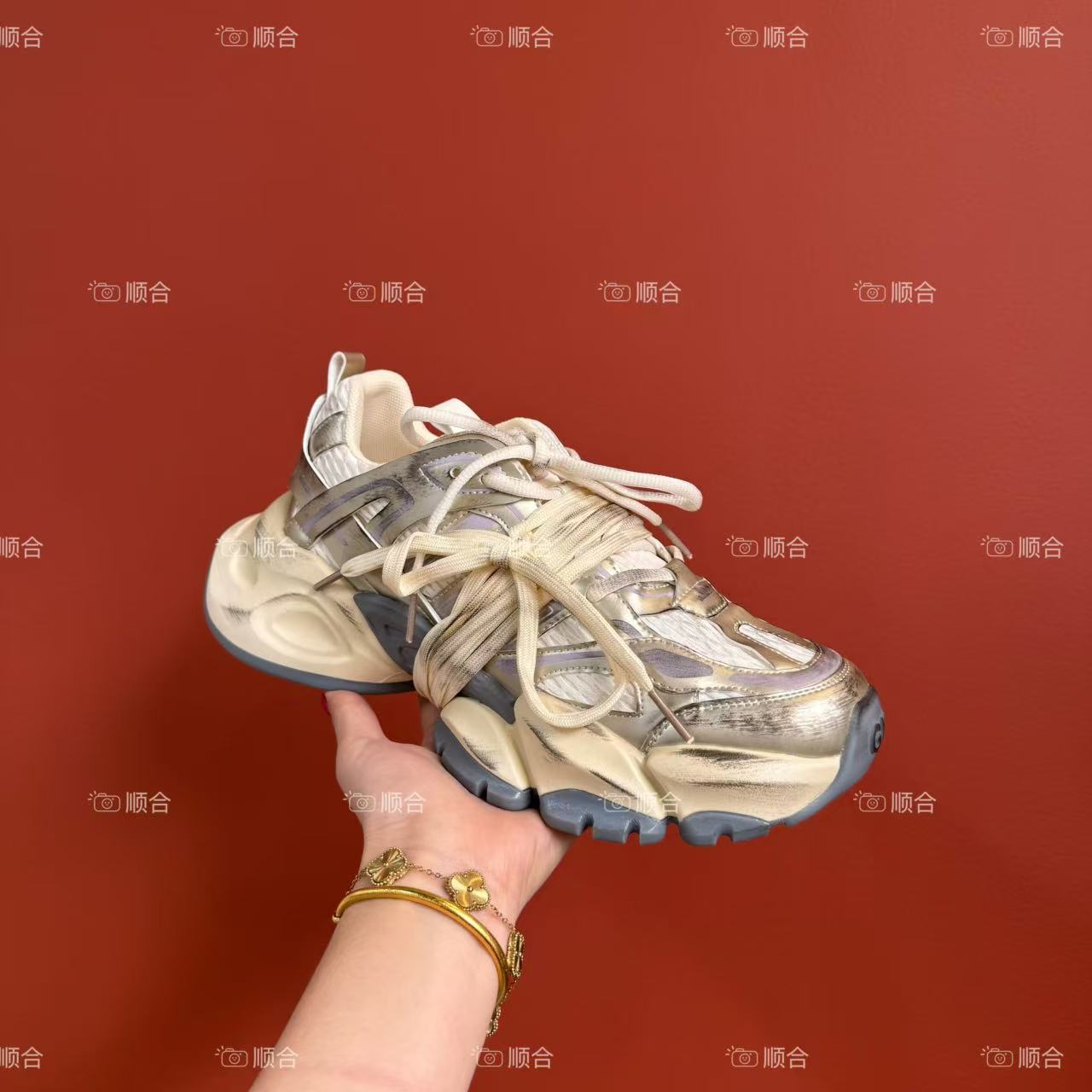 大牌范欧美风潮牌运动老爹鞋，春夏秋季新款详情图3