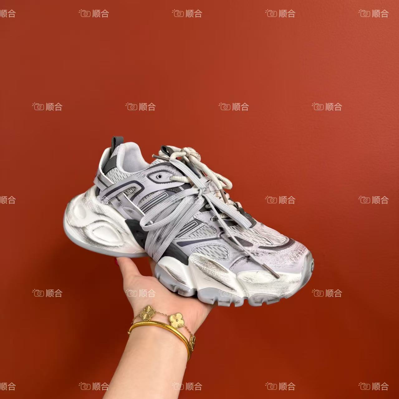 大牌范欧美风潮牌运动老爹鞋，春夏秋季新款详情图10