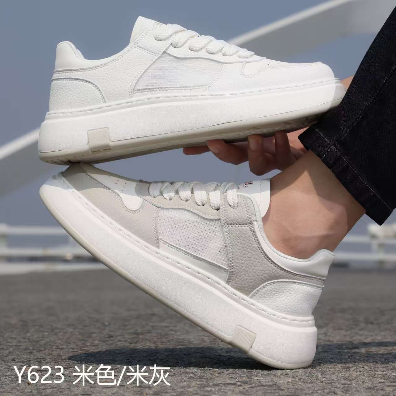 男士 男式板鞋 春秋绅士款 男鞋 休闲百搭鞋子 夏季新款男士鞋