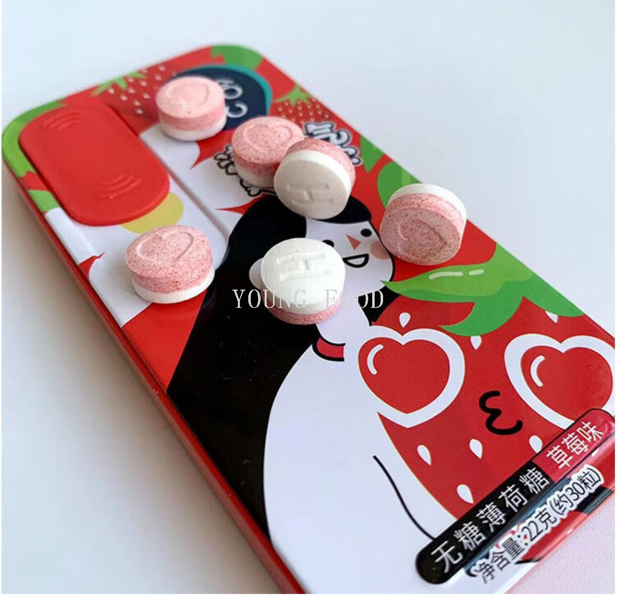 包邮！NAT&FROM口香糖清新口气小哈气无蔗糖水果花香味22g详情8