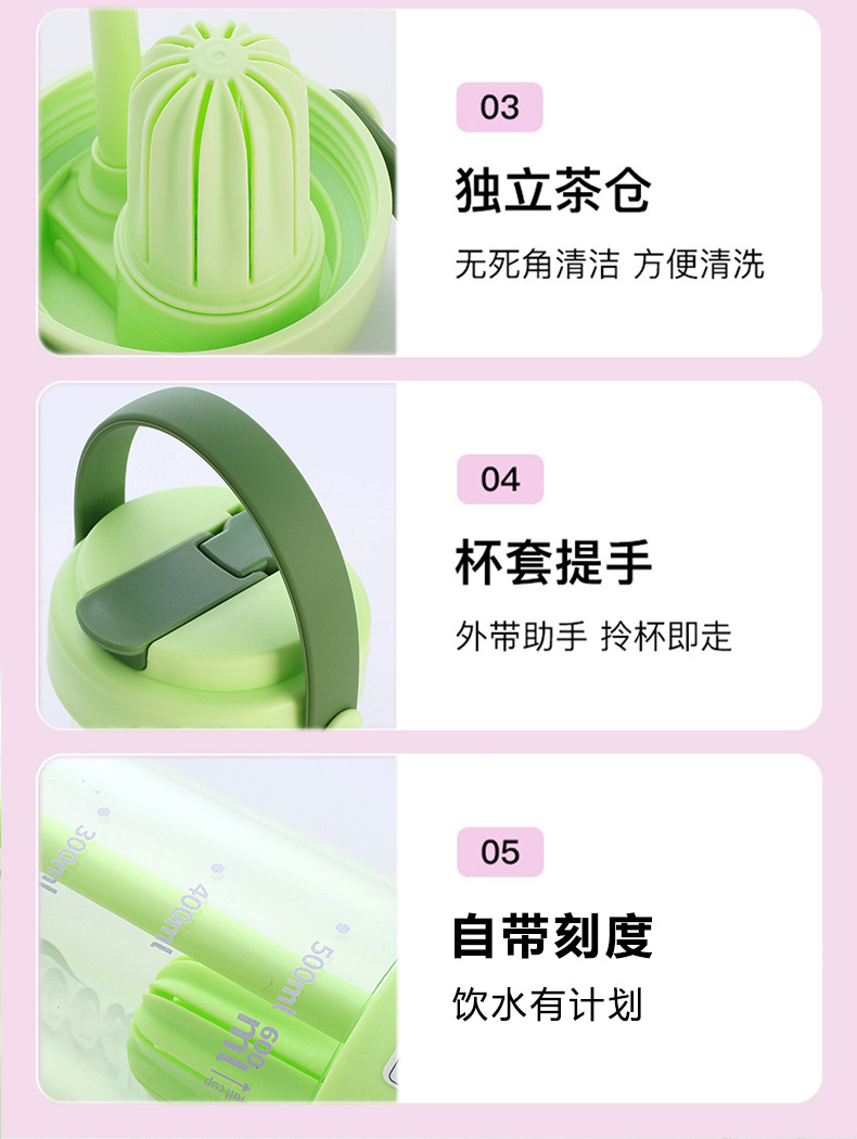 B70-9261夏日咖啡杯大容量花茶杯弹盖设计清洗方便冷热可用户外详情图7