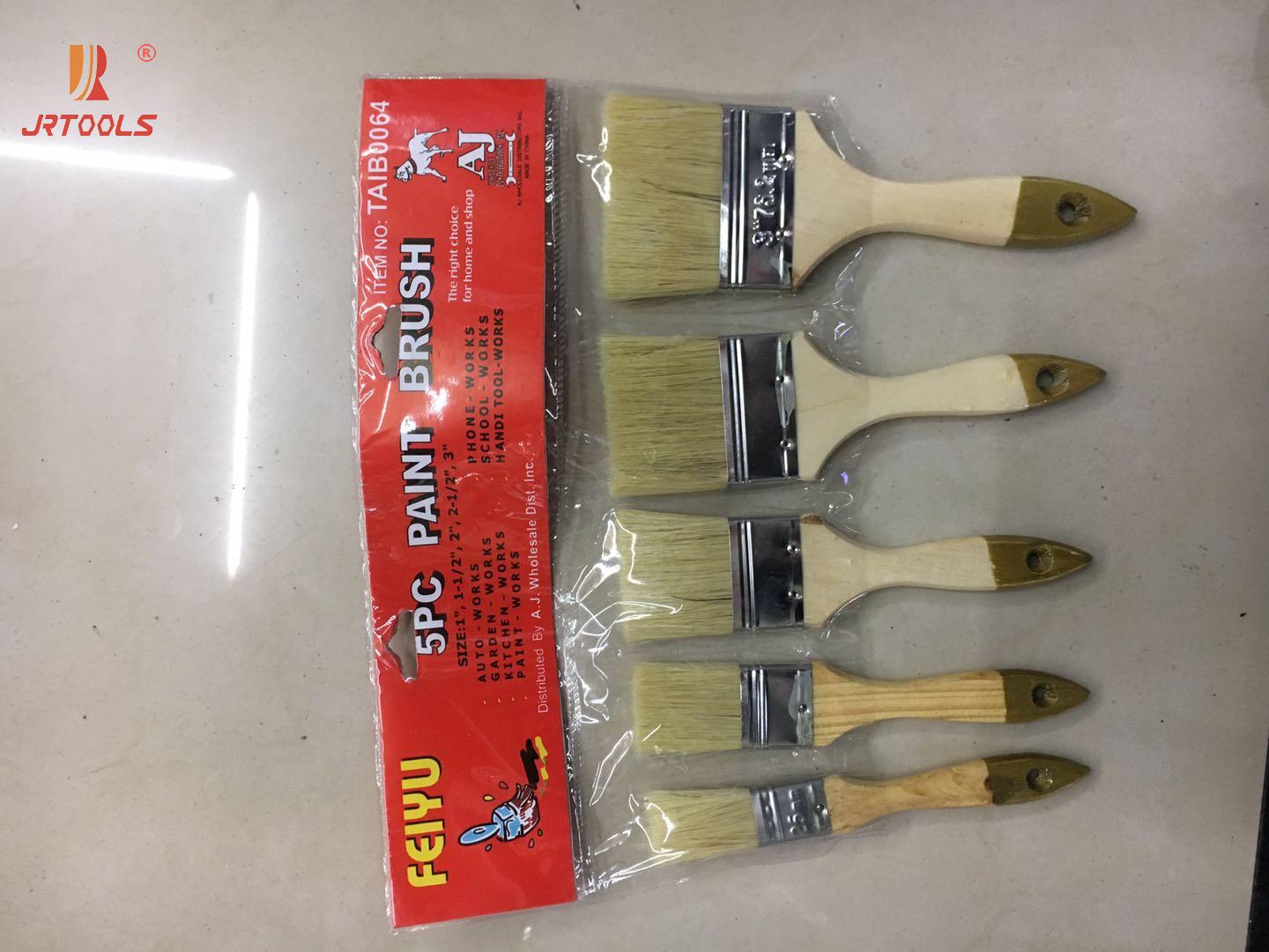 木柄套装油漆刷，刷子，5PCS，3PCS.烧烤刷，考古刷112