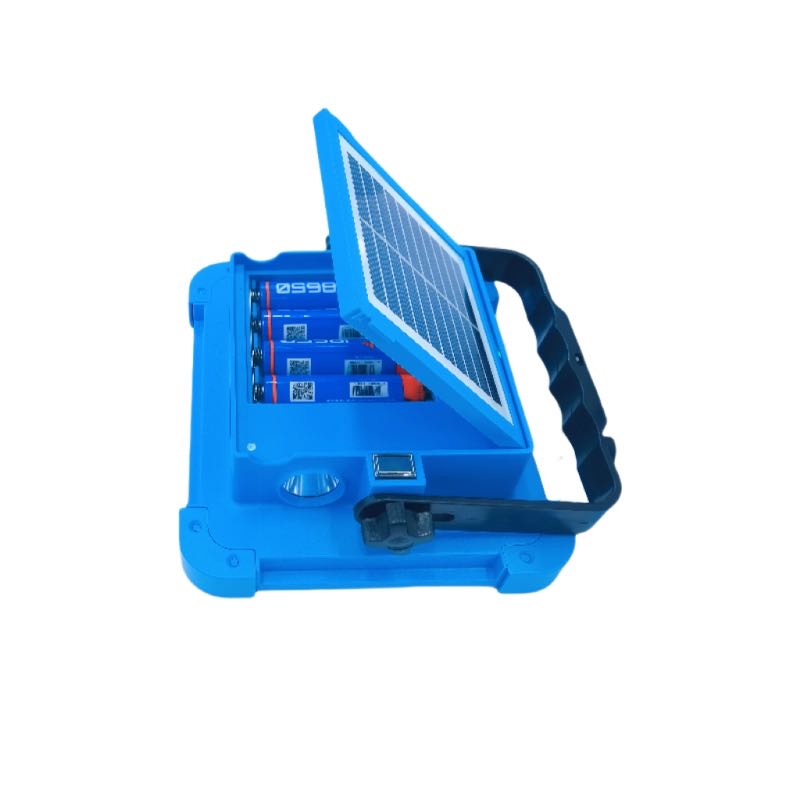Solar emergency floodlights, portable street lamps, camping outdoor lamps, solar lamps, outdoor detachable battery solar floodlights details Picture