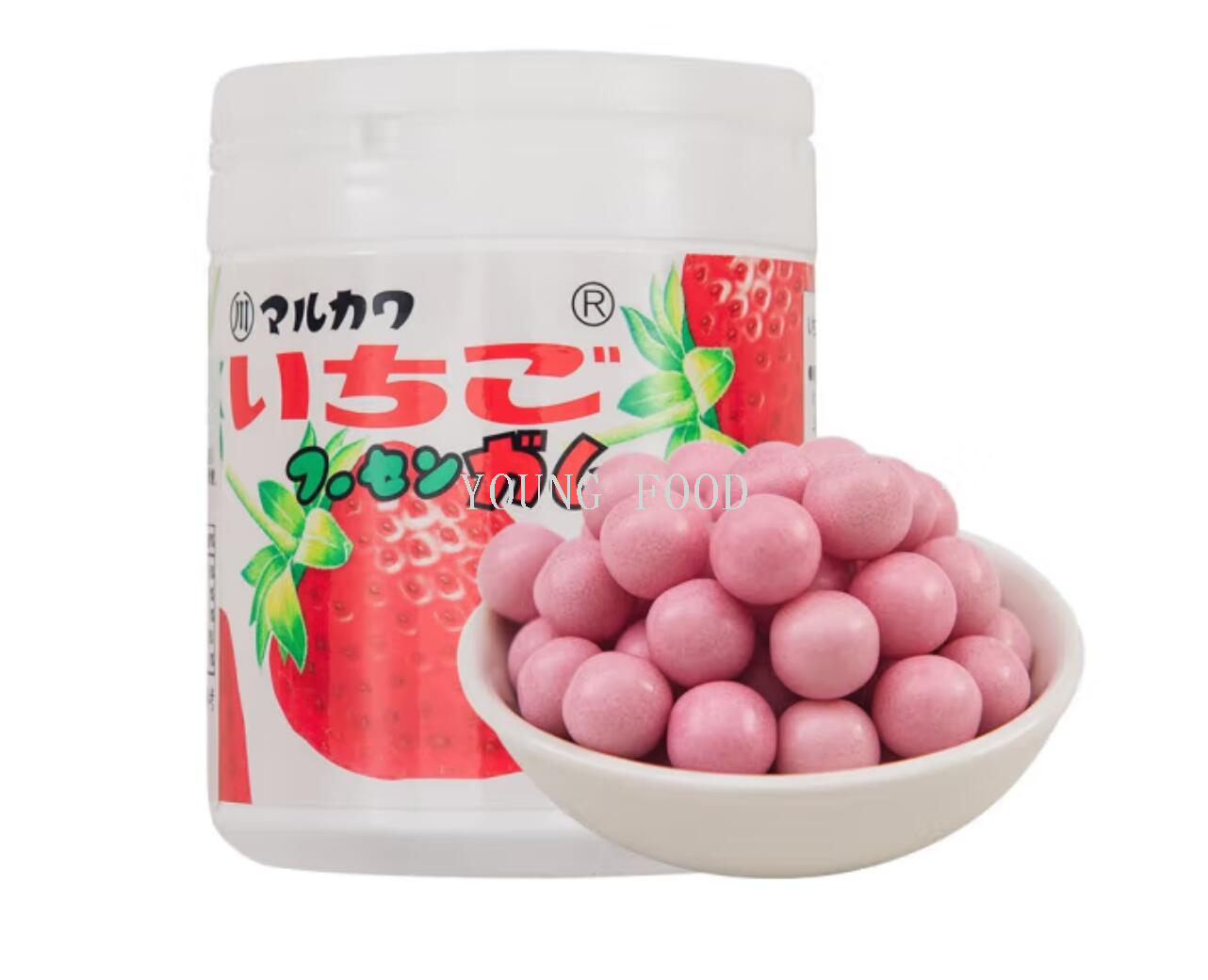 包邮！日本进口丸川橙子味口香糖130g GONGOLI口气爆香零食穿戴甲详情9