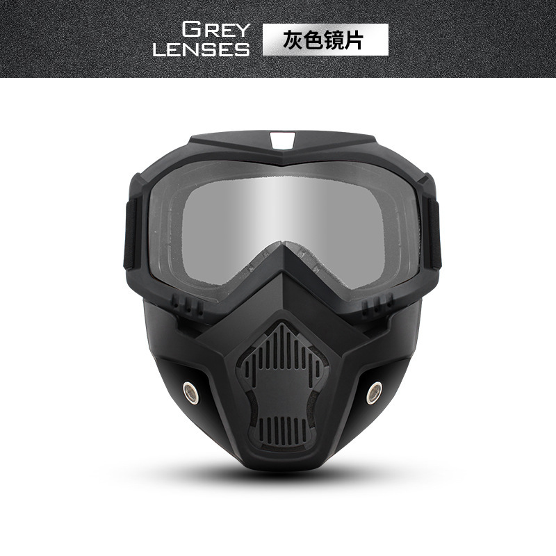 Motorcycle helmet Riding glasses Windblown sand UV full face protective mask goggles Off-road sports mask Item Picture