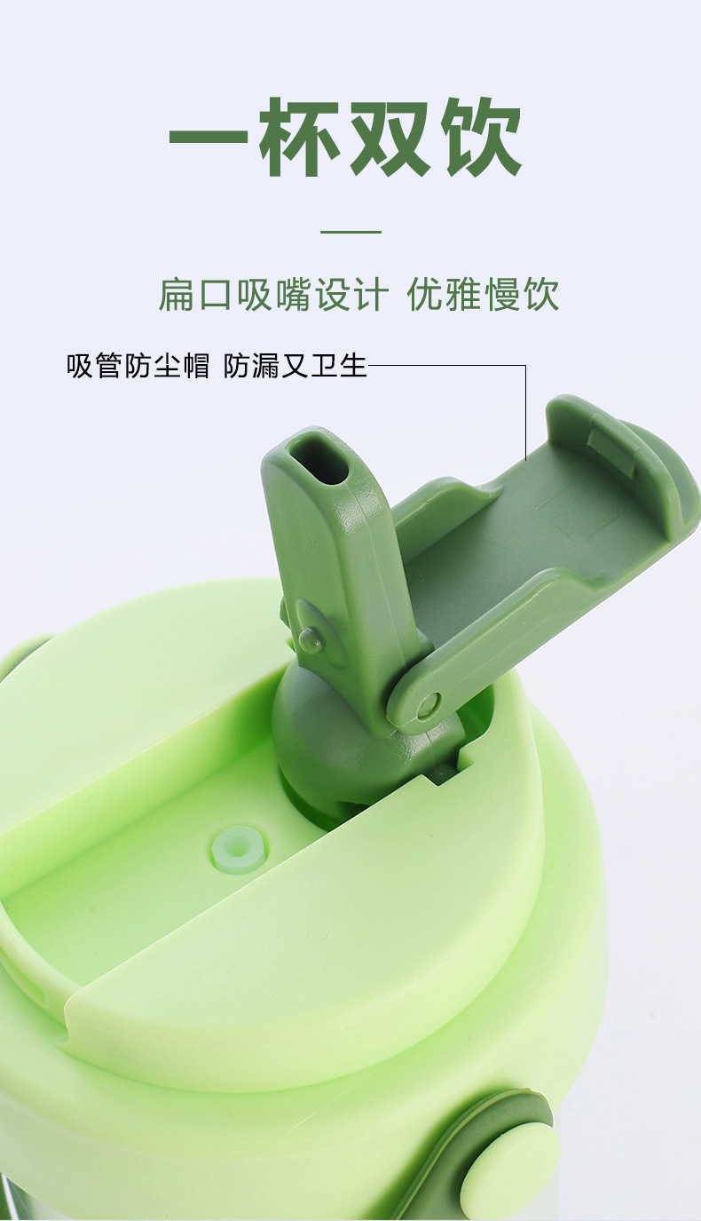 B70-9261夏日咖啡杯大容量花茶杯弹盖设计清洗方便冷热可用户外详情图4