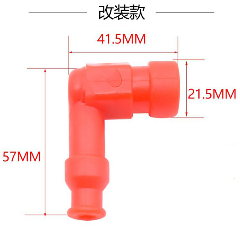 Motorcycle universal spark plug cap accessories Waterproof high temperature rubber spark plug cap multi-color high pressure cap details Picture