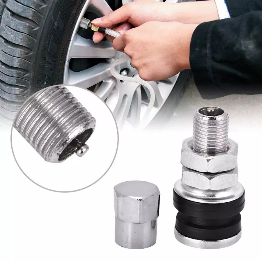Motorcycle electric vehicle vacuum tire zinc alloy valve nozzle tr161 tire nozzle leakproof inflation valve core Application Scenario