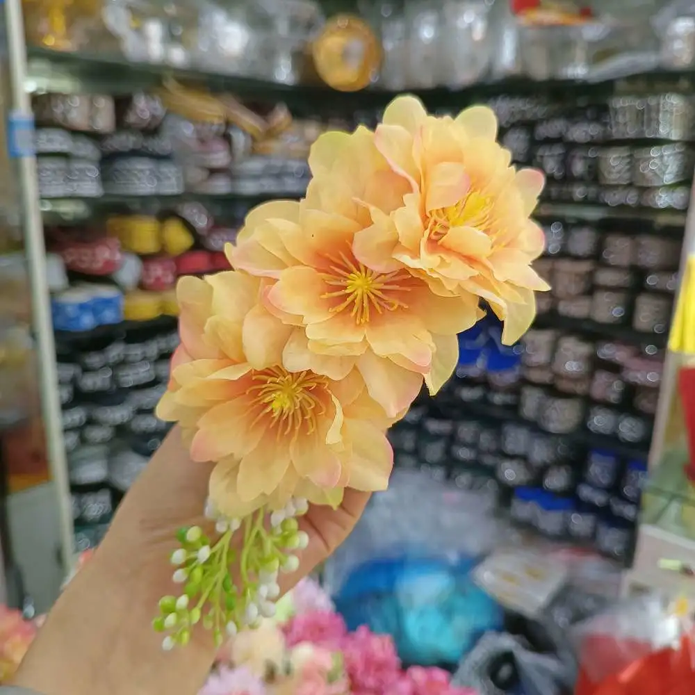 Yunnan Dai ethnic hairpins, hair flowers, hair combs, dance performances, Myanmar, Thailand and Southeast Asian style new children's and adult hair clips detail image 10