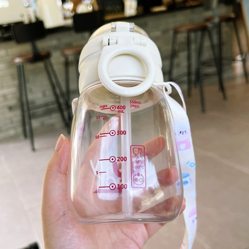 X152-XBD-2020 New Cartoon Cute Children's water Cup, kindergarten double-drinking cup with straw, student Super detail image 7